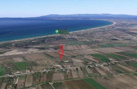 For sale a plot of 10,000 sq.m. in Pyrgos, Peloponnese. The plot is  irrigated, buildable, builds 200 sq.m. The facade is  on a rural road. Distance from Spiatza beach 1000 meters. It is flat and adjacent to an irrigation canal. Price 40,000 euros.