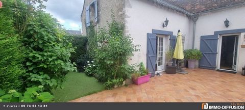 Fiche N°Id-LGB162446: Blois, secteur 15 min de blois nord, House of about 102 m2 comprising 5 room(s) including 3 bedroom(s) + Terrace of 290 m2 - View: Courtyard - Construction 1900 Stones - Ancillary equipment: courtyard - terrace - borehole - park...