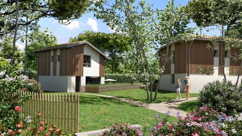 Capbreton, maison duplex de type 3 située dans une résidence neuve, offrant une vue sur le Boudigau (fleuve côtier) à proximité du centre-ville de Capbreton et des plages, pour un mode de vie tout à pied. D' une surface habitable de 63 m² avec jardin...