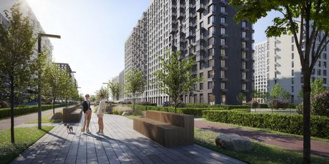 Предлагается квартира студия комфорт-класса 25,9 кв.м в корпусе 5 на 10 этаже, в ЖК «Мытищи Парк» Квартира без отделки. Доступность опции 