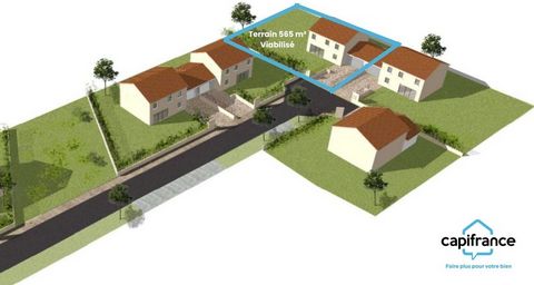 Terrain constructible en fond d'impasse, à vendre MIONS (69)