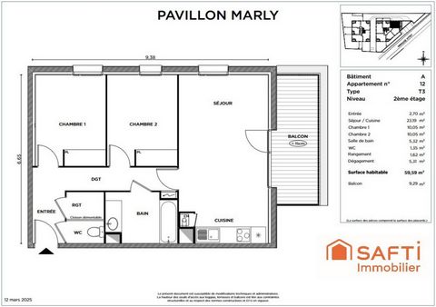 Appartement T3 2eme étage
