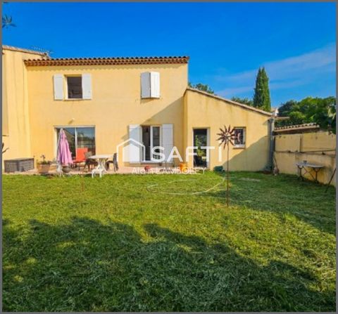 Belle maison mitoyenne de 100m2 sur un terrain de 500 m2 dans une impasse au calme absolu.