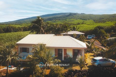 VILLA À VENDRE SAINT-PHILIPPE (97442)- F4 VUE MER & JARDIN PLAIN-PIED AUCUN TRAVAUX