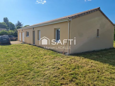 Maison neuve de plein pied avec double garage