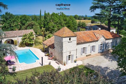 Propriete à vendre 9 pièces proche de AGEN (47) Maison + gîtes + dépendances + Boxes sur 1,6ha de terrain