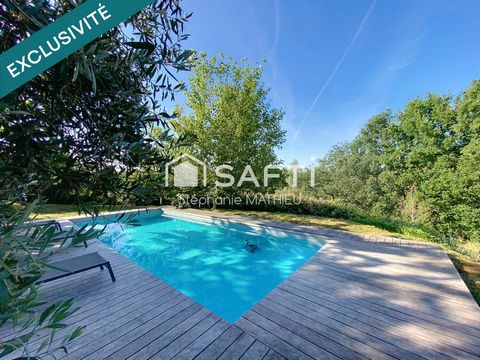 Maison contemporaine avec piscine