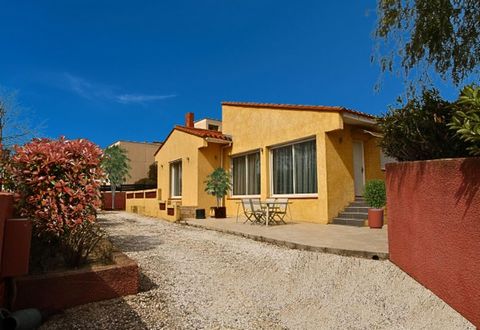 CANET EN ROUSSILLON VILLAGE, PROCHE PLAGE, MAISON PLAIN-PIED, JARDIN ET GARAGE