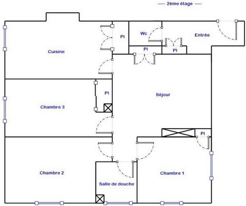 Appartement T4 à vendre à CHAMBERY (73) avec cave