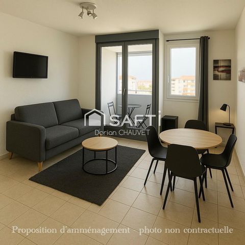 Studio à 100m de la plage, dans le quartier agréable de la Marine.
