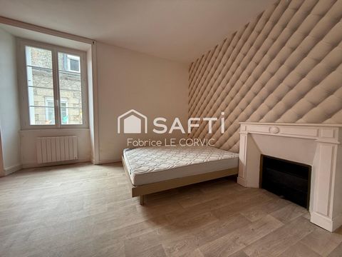 APPARTEMENT DE 120 M2 AU 1ER ETAGE AVEC TERRASSE DE 16M2 AU COEUR DE PONTIVY