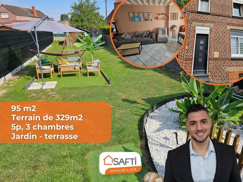 Maison semi-individuelle sans travaux, 3ch, JARDIN