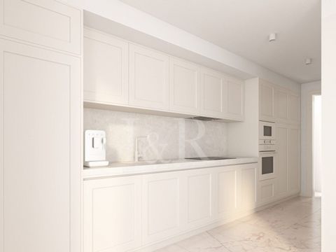 2 bedroom apartment with 98 sqm located in the Conde da Ribeira development in Alcântara, Lisbon. This apartment comprises a living room of 28 sqm, a separate kitchen, a suite with a closet, a bedroom with a closet and a complete bathroom. With 1 par...
