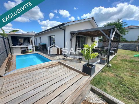 Maison contemporaine 3 chambres au calme avec jardin