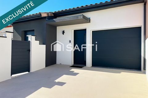 Jolie maison récente à vendre sur Rivesaltes avec piscine et terrasse sur un terrain de 289 m2