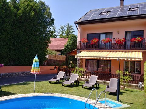 This cozy 2-floor apartment is located in Balatonföldvár, one of the most beautiful towns on the southern shore of Lake Balaton. The apartment is situated in a quiet neighborhood in the western part of the city. In the large 400m2 garden you will fin...