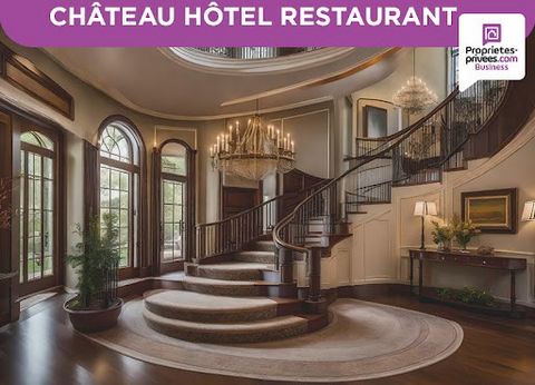 Philippe LEVY offers for sale the business of this Château hotel restaurant located 18km from the TVG Meuse train station (55 minutes from PARIS). Built in 1859, this majestic castle nestled in a 17-hectare park entirely fenced, adorned with remarkab...