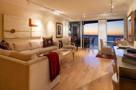 Rare opportunity to own a double, corner-residence penthouse, atop the iconic full-service Ocean Towers, with explosive panoramic ocean, mountain, and city views from every vantage point. Two combined units merge into a spacious and thoughtful floor ...