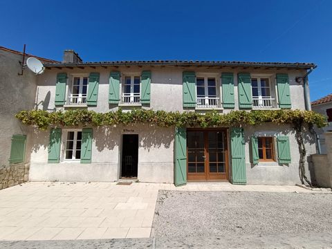 Charming renovated 3 bedroom property in a popular riverside village close to Saint Jean d'Angely. Renovated in 2006 this pretty cottage is just a short walk from the banks of the Boutonne. From the sunny terrace at the front, the main entrance opens...