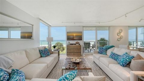 Elevate your coastal lifestyle with this exquisite residence at Sea Gate Club on Longboat Key. Perfectly positioned to offer direct views of the stunning Gulf waves, this updated nearly 1,500-square-foot retreat is move-in ready and furnished. Step o...