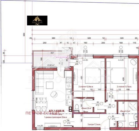 Nous proposons des appartements dans un immeuble idéalement situé dans le centre de Velingrad. Les appartements se distinguent par une finition de haute qualité et un accès facile à toutes les commodités dans les environs. L’emplacement du bâtiment p...