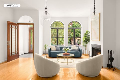 Welcome to 278A 1st Street, a stunning contemporary 2 family townhouse with PARKING nestled in the heart of Park Slope. This expansive post-war home offers a total of 4 bedrooms and 2.5 bathrooms in the upper triplex, plus a separate 2-bedroom, 1-bat...