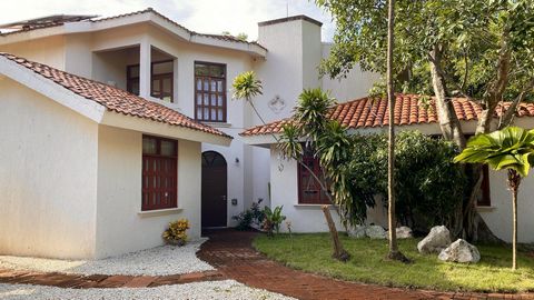 Discover a hidden gem in Puerto Aventuras: a beautiful hacienda-style home priced below many local condos. This spacious property boasts elegant design, natural light, and a serene atmosphere. Key features: - Spacious layout: 4 bedrooms, 3.5 bathroom...