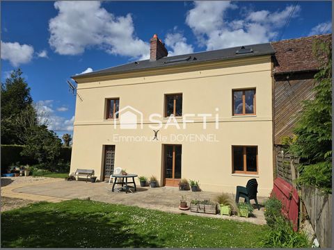 Charmante maison familiale de 116 m² avec grand terrain arboré de 4568 m² à Saint-Germain-de-Livet (14100), à seulement 9 km de Lisieux.