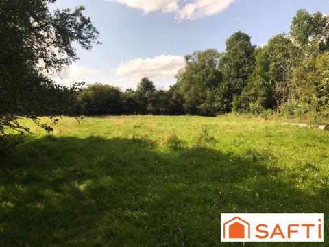opportunité à saisir avec ce beau terrain viabilisable de 7000m2 environ , En partie Constructible, accompagné d un petit garage , il se trouve au bord du "Branlin", cours d'eau de Puisaye