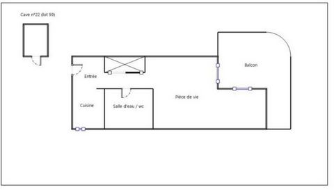 Studio, balcon, parking et cellier Arcachon / Au pied du Parc Mauresquegh,m