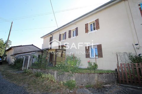 Maison avec travaux - 4 chambres - Terrain 1142m² - Garage et dépendances