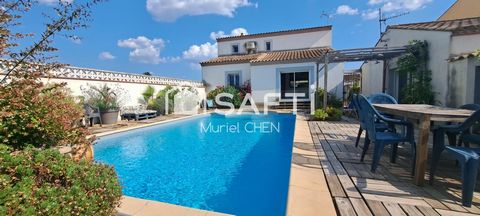 AUBORD, villa 157 m2, terrain arboré piscine