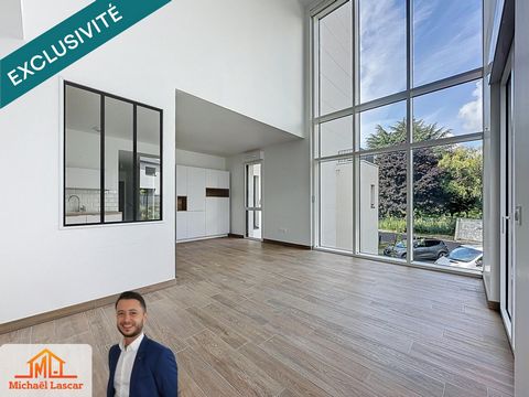 Duplex contemporain de prestige avec garage et cave