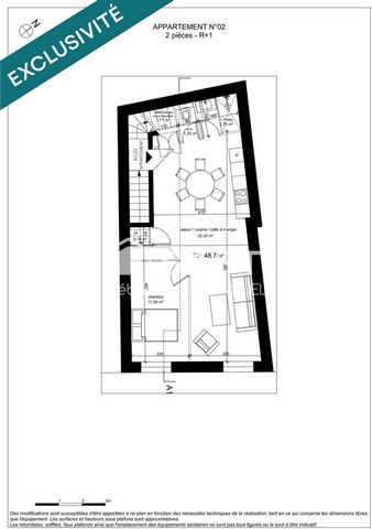 appartement plateau à rénover dans maison de ville idéal investisseur
