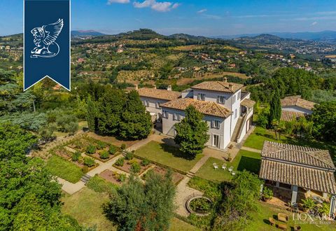 This prestigious luxury villa framed by a charming and well-tended English garden is for sale in the town of Perugia. This estate measures 820 sqm overall and is composed of a two-storey main villa and an annex. The rooms of the main house are large ...