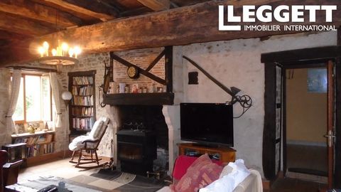 A23803SHA16 - This unconventional style cottage has some typically French features - stone walls, oak beams - and will appeal to those who are looking for a traditional French farmhouse. There is scope to create additional living space within the hou...