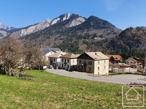 Centrally located in the village of Bellevaux this large house comes with planning permission for four apartments. The lower ground floor will have its own access, with an extra high ceiling, it has about 95m2, sufficient for 2 to 3 bedrooms, possibl...