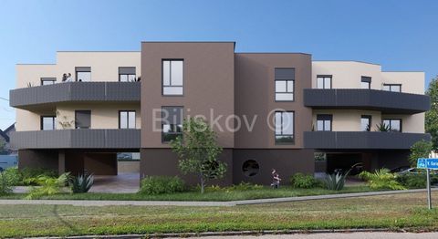 www.biliskov.com  ID: 13622 Velika Gorica Schöne Dreizimmerwohnung mit einer Fläche von 71,99 m2 im 1. Stock des Gebäudes (Neubauprojekt). Die Wohnung besteht aus einer Eingangshalle, zwei Schlafzimmern, einem großen Wohnzimmer, einer Küche mit Esszi...