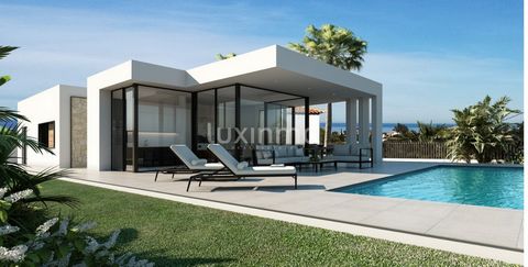 A modern project in Denia with beautiful sea views. There are two proposals for this design, but in both cases the property will be distributed on one floor, and will have 130m2 of constructed area on a plot of 800m2. It will have a large living-dini...