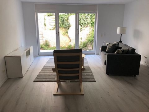 The 1-room apartment is located in a 2-FH. The owner of the house lives in the main apartment. Although the apartment is located in the basement, the apartment has its own terrace with garden section. Since the apartment has large glass doors to the ...