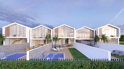 Fantastic plot of land with an approved project for construction of five townhouses! The project includes five townhouses with a usful area of 216 m2, as well a basement and an individual swimming pool. All houses have a view of the green areas. As i...