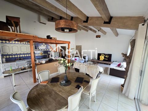 Located in Tournissan (11220), in the heart of the Corbières, this house benefits from a peaceful and secure setting, close to essential amenities. This property is ideal for a family looking for a pleasant living environment. With a terrace and a ce...