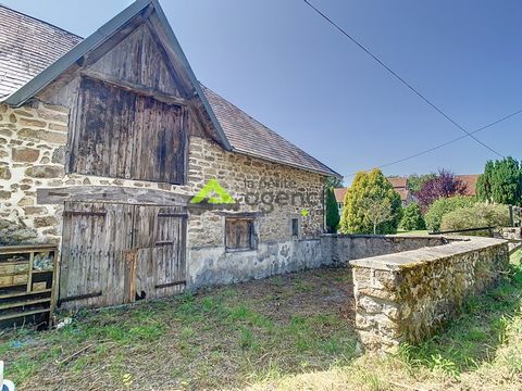 Uw Petite Agence Aubusson biedt dit vastgoedcomplex te koop aan, bestaande uit een huis en een aangrenzende schuur om te renoveren. Gelegen op 15 minuten van Felletin en Aubusson, op het Plateau de Millevaches en in de buurt van het meer van Vassiviè...