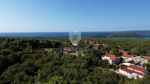 Location: Istarska županija, Labin, Labin. Vicino alla pittoresca cittadina di Albona viene offerto in vendita un terreno edificabile di 552 m² con un progetto completato per una moderna casa familiare con piscina. Il progetto ha già ricevuto un Mast...