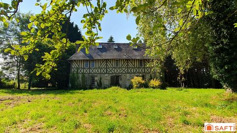 Maison normande à restaurer, bel environnement
