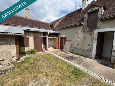 Maison de bourg de 61m² avec terrain de 351m² à CLION SUR INDRE