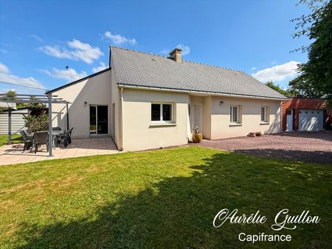Maison de plain-pied - 109 m² habitables Jardin et garage - Gourhel (56)