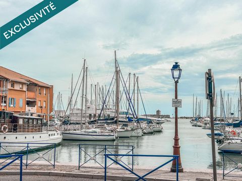 Vue port, terrasse plein sud et parking sécurisé