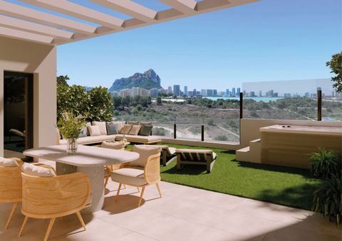 Discover this exclusive residential project in one of the most sought-after areas of the Costa Blanca, Calpe. Set on a spacious plot of over 5,000 m², this recent development concept offers a harmonious combination of space, natural light, and privac...