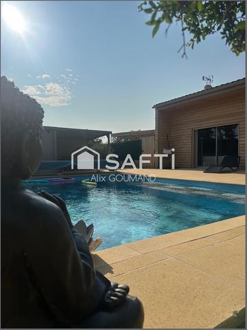 Maison de prestige avec piscine, calme et charme assuré